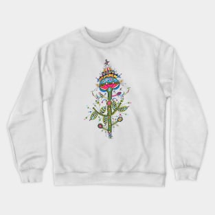 Art Flower Crewneck Sweatshirt